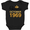 queens are born in october 1969 Baby Bodysuit