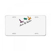 ducks fly together License Plate