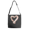 bacon heart Adjustable Strap Totes