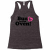 Bun in the Oven with Heart Baby Girl Racerback Tank