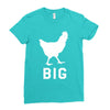 big cock Ladies Fitted T-Shirt