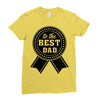 best dad ever Ladies Fitted T-Shirt