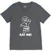 gingerbread man eat me V-Neck Tee