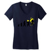 goku evolution (black) Women's V-Neck T-Shirt