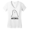 boo smile Women's V-Neck T-Shirt