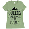 queens are born in march (2) Ladies Fitted T-Shirt