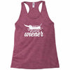 you want to hold my wiener Racerback Tank