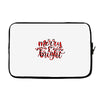 merry and bright Laptop sleeve
