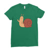 snail Ladies Fitted T-Shirt