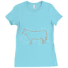 an exhaustive guide to cuts of meat Ladies Fitted T-Shirt