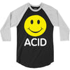 acid house smiley face 90's rave club hardcore party 3/4 Sleeve Shirt