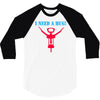 i need a hug 3/4 Sleeve Shirt