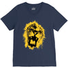 lion yellow V-Neck Tee