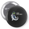 houston we have a problem Pin-back button