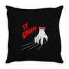 it creeps Throw Pillow