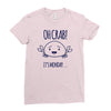 crabby day Ladies Fitted T-Shirt