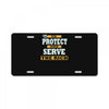 to protect and serve the rich License Plate