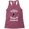 simple man running Racerback Tank