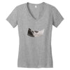 Girl Women's V-Neck T-Shirt