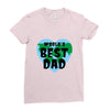 World's Best Dad Look Like Ladies Fitted T-Shirt