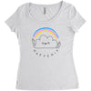 happiness Women's Triblend Scoop T-shirt