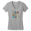 school friends Women's V-Neck T-Shirt