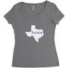 home Texas t-shirt Women's Triblend Scoop T-shirt