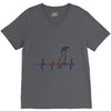 my heart beats for parrots V-Neck Tee