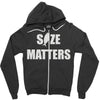 size matters Zipper Hoodie