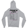 March Girl Facts Aries Zipper Hoodie