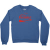 enjoy cocaine funny gray Crewneck Sweatshirt