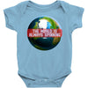 the world is always spinnin Baby Bodysuit