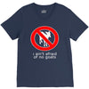 i ain't afraind of no gooats V-Neck Tee