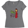 save the princess Women's Triblend Scoop T-shirt
