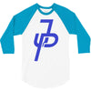 jake paul blue 3/4 Sleeve Shirt