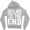outlaws to the end 4 Zipper Hoodie