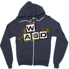 gamer wasd Zipper Hoodie