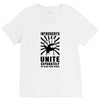 introverts Unite Separately in Your Own Homes V-Neck Tee