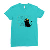 Halloween Cat Ladies Fitted T-Shirt