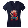 the flying spaghoofy monster Women's V-Neck T-Shirt