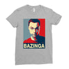 bazinga poster, ideal birthday gift or present Ladies Fitted T-Shirt