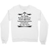 Dear Daddy, Thanks for Being my Dad Baby Boy Letter to Father Crewneck Sweatshirt