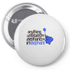 anything unrelated elephants Pin-back button