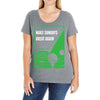 Make Sundays Great Again Shirt Ladies Curvy T-Shirt