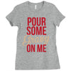 pour some gravy on me Ladies Fitted T-Shirt