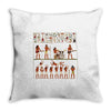 ancient rock Throw Pillow