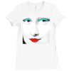 monalisa pop art Ladies Fitted T-Shirt