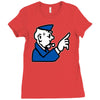 go to jail monopoly Ladies Fitted T-Shirt