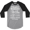 Project Manager 3/4 Sleeve Shirt