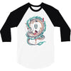 the girl and the dragon 3/4 Sleeve Shirt